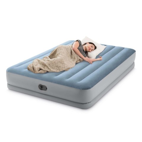 Duży materac dmuchany dwuosobowy 203x152x36 cm z wbudowaną pompką elektryczną łóżko INTEX 64159 Duży materac dmuchany dwuosobowy 203x152x36 cm z wbudowaną pompką elektryczną łóżko INTEX 64159