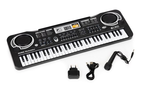 Keyboard pianino dla dzieci z mikrofonem + zasilacz Keyboard pianino dla dzieci z mikrofonem + zasilacz