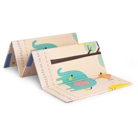 Mata piankowa dla dzieci 200x180 cm edukacyjna dwustronna składana miarka wzrostu alfabet ECOTOYS Mata piankowa dla dzieci 200x180 cm edukacyjna dwustronna składana miarka wzrostu alfabet ECOTOYS