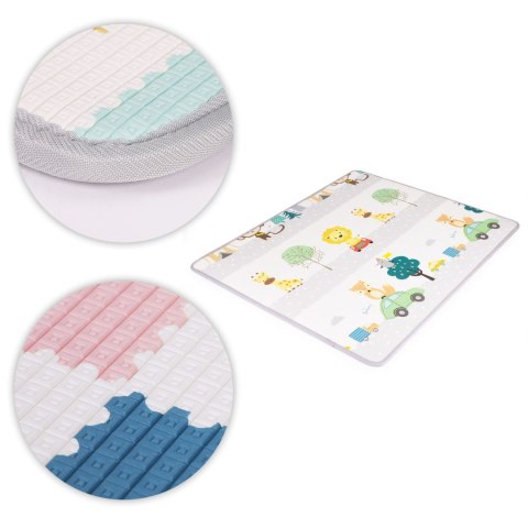 Mata piankowa dla dzieci edukacyjna dwustronna zwijana alfabet ECOTOYS Mata piankowa dla dzieci edukacyjna dwustronna zwijana alfabet ECOTOYS