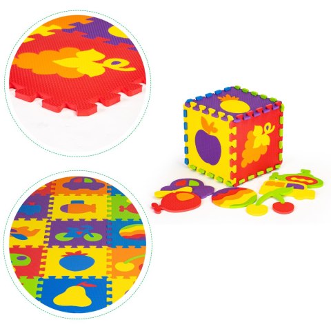 Mata piankowa edukacyjna EVA puzzle 20 elementów 148x119 cm ECOTOYS Mata piankowa edukacyjna EVA puzzle 20 elementów 148x119 cm ECOTOYS