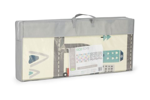 Mata piankowa edukacyjna dwustronna składana duża troba ECOTOYS Mata piankowa edukacyjna dwustronna składana duża troba ECOTOYS