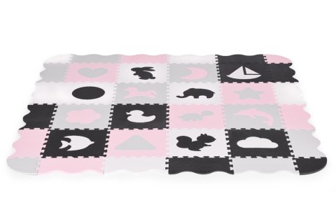 Mata piankowa z płotkiem puzzle suchy basen 36 elementów ECOTOYS Mata piankowa z płotkiem puzzle suchy basen 36 elementów ECOTOYS