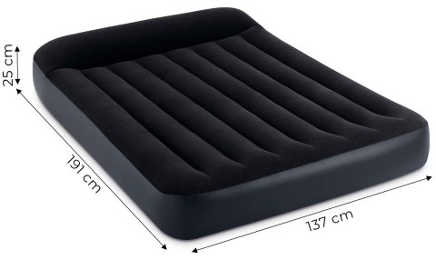 Materac dmuchany dwuosobowy 191x137x25 cm łóżko z zagłówkiem INTEX 64142 Materac dmuchany dwuosobowy 191x137x25 cm łóżko z zagłówkiem INTEX 64142