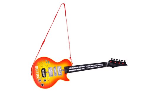 Rockowa gitara dla dzieci z nauką gry na gitarze podczerwień melodie Rockowa gitara dla dzieci z nauką gry na gitarze podczerwień melodie