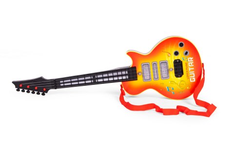 Rockowa gitara dla dzieci z nauką gry na gitarze podczerwień melodie Rockowa gitara dla dzieci z nauką gry na gitarze podczerwień melodie