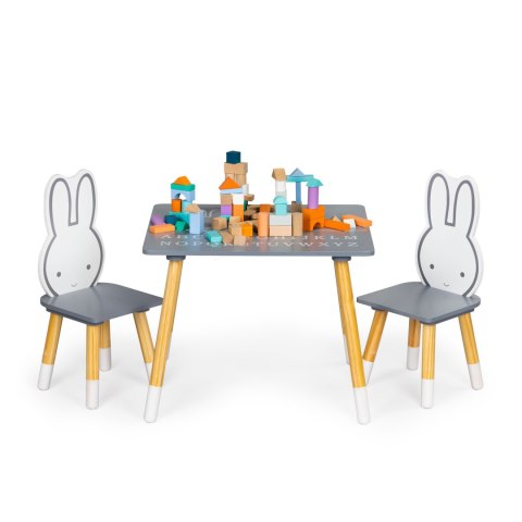 Stół stolik + 2 krzesła meble dla dzieci zestaw ECOTOYS Stół stolik + 2 krzesła meble dla dzieci zestaw ECOTOYS