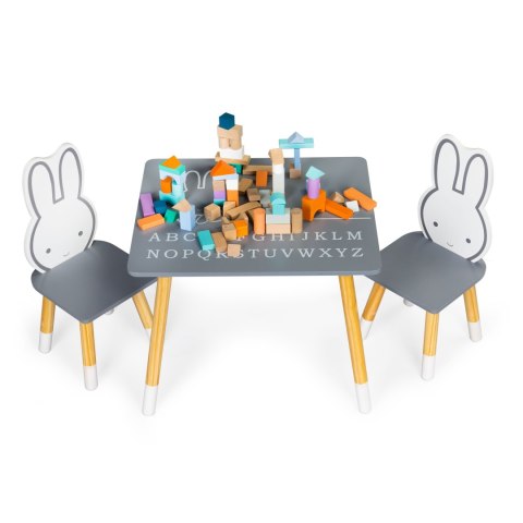 Stół stolik + 2 krzesła meble dla dzieci zestaw ECOTOYS Stół stolik + 2 krzesła meble dla dzieci zestaw ECOTOYS