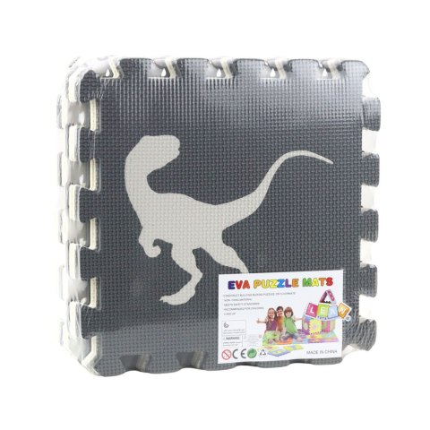 Miękkie Puzzle Mata Edukacyjna Dinozaury Pianka EVA Beżowe Szare 9 el. Miękkie Puzzle Mata Edukacyjna Dinozaury Pianka EVA Beżowe Szare 9 el.