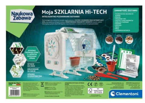 Naukowa Zabawa Laboratorium Szklarnia HI-TECH Botanika Doświadczenie Język Polski Clementoni 50915 Naukowa Zabawa Laboratorium Szklarnia HI-TECH Botanika Doświadczenie Język Polski Clementoni 50915