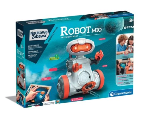 Naukowa Zabawa Zestaw Robot Mio Nowa Generacja Język Polski Clementoni 50632 Naukowa Zabawa Zestaw Robot Mio Nowa Generacja Język Polski Clementoni 50632