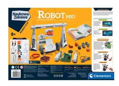 Naukowa Zabawa Zestaw Robot Mio Nowa Generacja Język Polski Clementoni 50632 Naukowa Zabawa Zestaw Robot Mio Nowa Generacja Język Polski Clementoni 50632