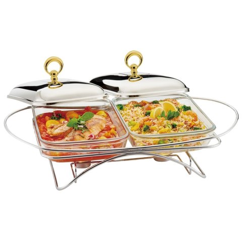 PODGRZEWACZ ŻAROODPORNY STOŁOWY 2x1,5L KLAUSBERG KB-7922 PODGRZEWACZ ŻAROODPORNY STOŁOWY 2x1,5L KLAUSBERG KB-7922