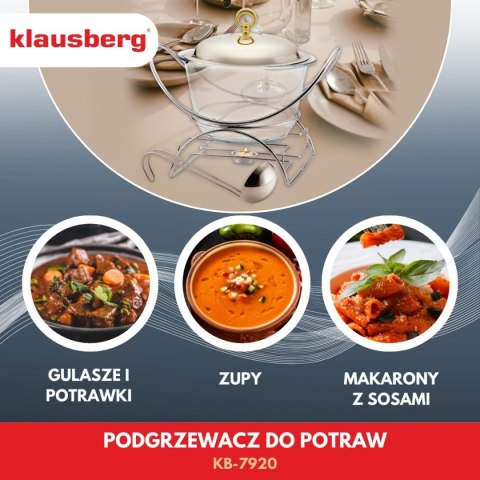 PODGRZEWACZ ŻAROODPORNY WAZA 4L KLAUSBERG KB-7920 PODGRZEWACZ ŻAROODPORNY WAZA 4L KLAUSBERG KB-7920