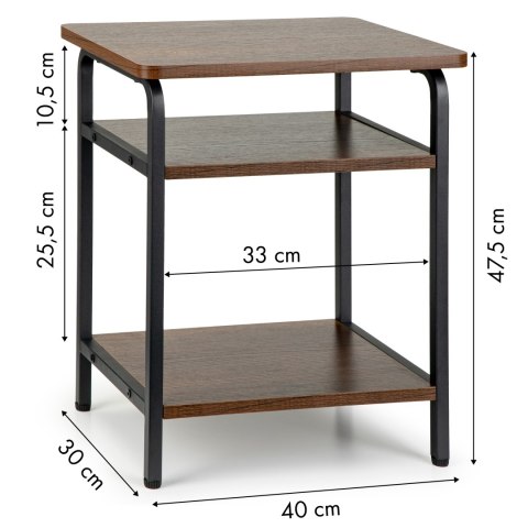 Stolik kawowy loft nowoczesny 3 poziomy Modernhome Stolik kawowy loft nowoczesny 3 poziomy Modernhome