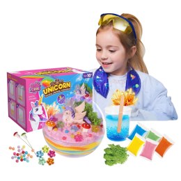 Zestaw Kreatywny DIY 2w1 Terrarium Dla Jednorożca Hodowla Kryształów