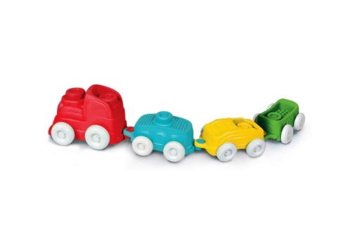 Clemmy Kolorowy Pociąg Sensoryczny Lokomotywa Wagony Klocki 70cm Clementoni 17961 Clemmy Kolorowy Pociąg Sensoryczny Lokomotywa Wagony Klocki 70cm Clementoni 17961