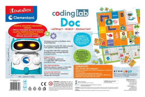 Zestaw Edukacyjny Robot Doc Nauka Robotyka Edukacyjna Język Polski Clementoni 50730 Zestaw Edukacyjny Robot Doc Nauka Robotyka Edukacyjna Język Polski Clementoni 50730