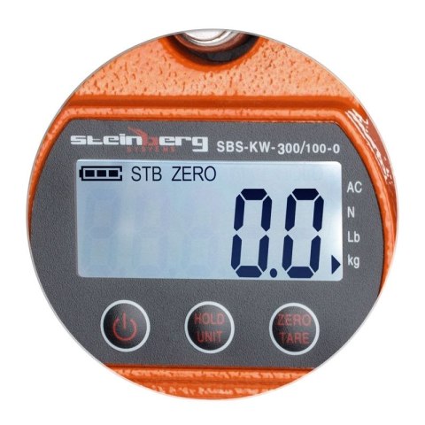 WAGA HAKOWA ŁOWIECKA DLA MYŚLIWYCH HANDLOWA SBS-KW-300/100-O LCD DO 300KG WAGA HAKOWA ŁOWIECKA DLA MYŚLIWYCH HANDLOWA SBS-KW-300/100-O LCD DO 300KG