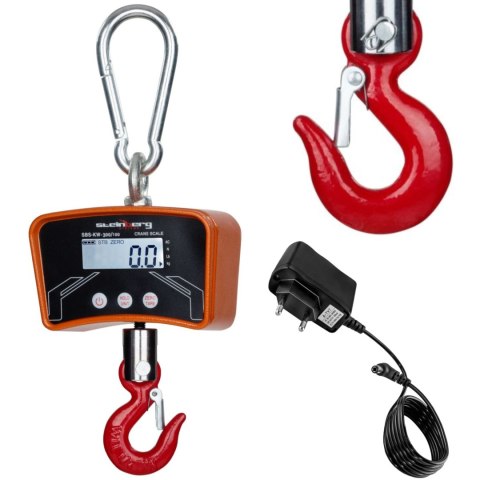 WAGA HAKOWA PODWIESZANA ROLNICZA HANDLOWA LCD DO 300KG WAGA HAKOWA PODWIESZANA ROLNICZA HANDLOWA LCD DO 300KG