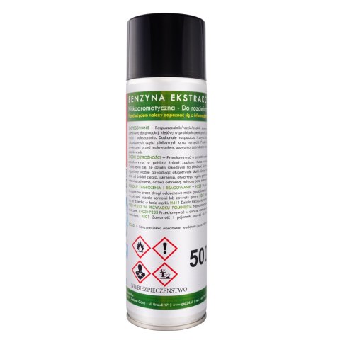 BENZYNA EKSTRAKCYJNA W AEROZOLU B-MAX SPRAY 500ML BENZYNA EKSTRAKCYJNA W AEROZOLU B-MAX SPRAY 500ML