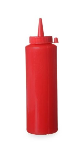 DYSPENSER POJEMNIK DO SOSÓW ZIMNYCH 0,35L. CZERWONY - HENDI 557815