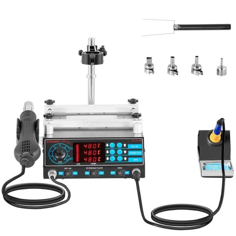 STACJA LUTOWNICZA GROTOWA HOT AIR PREHEATER STAMOS SOLDERING S-LS-10 BASIC STACJA LUTOWNICZA GROTOWA HOT AIR PREHEATER STAMOS SOLDERING S-LS-10 BASIC