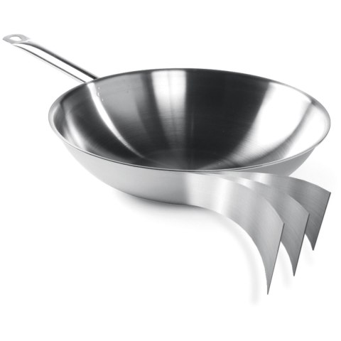 PATELNIA WOK 3-PLY - BEZ POKRYWKI - HENDI 839003 PATELNIA WOK 3-PLY - BEZ POKRYWKI - HENDI 839003