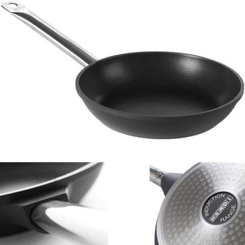 PATELNIA INDUKCYJNA PROFI LINE Z ODLEWU ALUMINIUM POWLEKANA TYTANEM ŚR. 240 MM - HENDI 629154 PATELNIA INDUKCYJNA PROFI LINE Z ODLEWU ALUMINIUM POWLEKANA TYTANEM ŚR. 240 MM - HENDI 629154