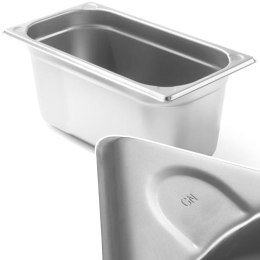 POJEMNIK GN 1/4 STALOWY KITCHEN LINE WYS. 100 MM - HENDI 806531
