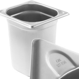 POJEMNIK GN 1/6 STALOWY KITCHEN LINE WYS. 100 MM - HENDI 806630