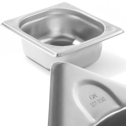 POJEMNIK GN 1/6 STALOWY KITCHEN LINE WYS. 65 MM - HENDI 806623