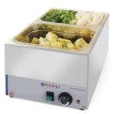 POJEMNIK GN Z GRILAMIDU DO WYSOKICH TEMPERATUR GN 1/2 WYS. 100 MM - HENDI 869376