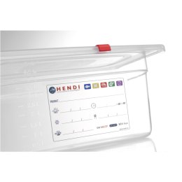 POJEMNIK Z POLIPROPYLENU GN 1/2 WYS. 200 MM - HENDI 880159