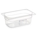 POJEMNIK Z POLIPROPYLENU GN 1/4 WYS. 100 MM - HENDI 880371