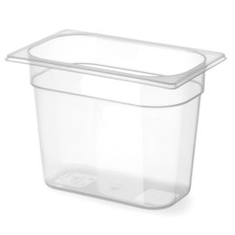 POJEMNIK GASTRONOMICZNY Z POLIPROPYLENU GN 1/4 WYS. 100 MM - HENDI 880326
