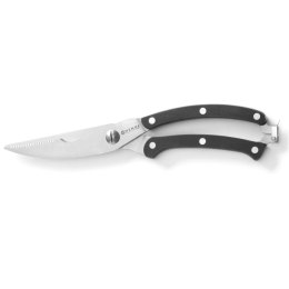 PROFESJONALNE NOŻYCE DO DROBIU KUTE ZE STALI KITCHEN LINE 250 MM - HENDI 781401