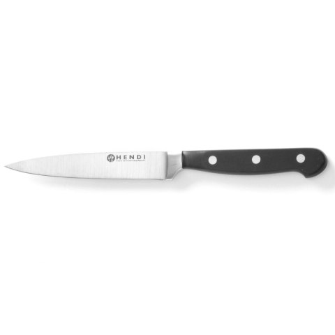 PROFESJONALNY NÓŻ DO JARZYN KUTY ZE STALI KITCHEN LINE 125 MM - HENDI 781388