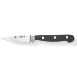 PROFESJONALNY NÓŻ DO OBIERANIA KUTY ZE STALI KITCHEN LINE 90 MM - HENDI 781395