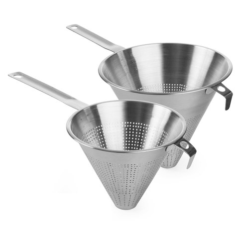 SITO CHIŃSKIE STOŻKOWE CEDZAK ZE STALI NIERDZEWNEJ ŚR. 235 MM - HENDI 547502 SITO CHIŃSKIE STOŻKOWE CEDZAK ZE STALI NIERDZEWNEJ ŚR. 235 MM - HENDI 547502