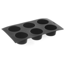 FOREMKI SILIKONOWE NIEPRZYWIERAJĄCE DO PIECZENIA DO 260C MUFFINS 176X300MM GN1/3 - HENDI 677209