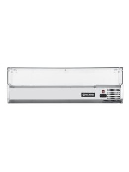 NADSTAWA Z WITRYNĄ CHŁODNICZĄ 6 X GN 1/3 SZER. 140CM - HENDI 232972