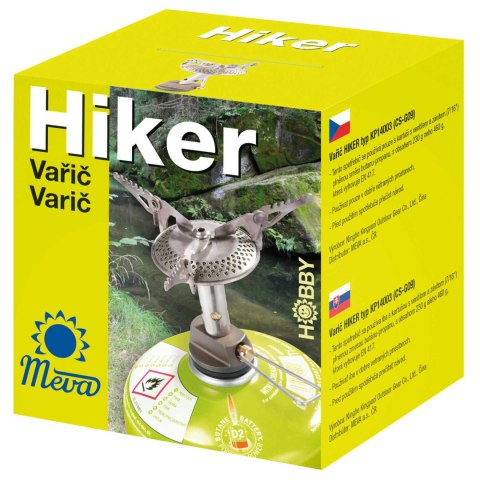 NAJLŻEJSZA KUCHENKA TURYSTYCZNA NA KARTUSZE GAZOWE (ZAWÓR LUB GWINT) HIKER 70GRAM 2.4KW NAJLŻEJSZA KUCHENKA TURYSTYCZNA NA KARTUSZE GAZOWE (ZAWÓR LUB GWINT) HIKER 70GRAM 2.4KW
