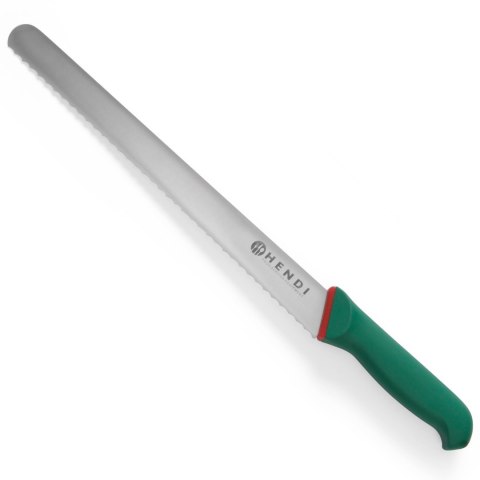 NÓŻ DO CHLEBA I PIECZYWA ZĄBKOWANY GREEN LINE DŁ. 415MM - HENDI 843895 NÓŻ DO CHLEBA I PIECZYWA ZĄBKOWANY GREEN LINE DŁ. 415MM - HENDI 843895