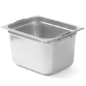 POJEMNIK GN Z CHOWANYMI UCHWYTAMI STAL NIERDZEWNA GN1/2 325X265MM WYS. 200MM - HENDI 803400