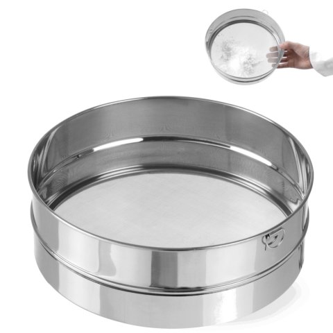 SITO PIEKARNICZE GĘSTE DO PRZESIEWANIA MĄKI ŚR. 247MM STALOWE - HENDI 637807 SITO PIEKARNICZE GĘSTE DO PRZESIEWANIA MĄKI ŚR. 247MM STALOWE - HENDI 637807