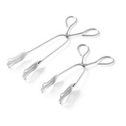 SZCZYPCE CUKIERNICZE STALOWE DO NAKŁADANIA DŁ. 220 MM - HENDI 171608