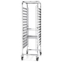 WÓZEK STALOWY DO TRANSPORTU TAC BLACH PIEKARNICZYCH 15 X 60X40CM - HENDI 810651
