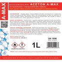 ACETON ROZPUSZCZALNIK ZMYWACZ A-MAX 1L
