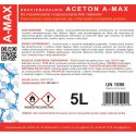 ACETON ROZPUSZCZALNIK ZMYWACZ A-MAX 5L